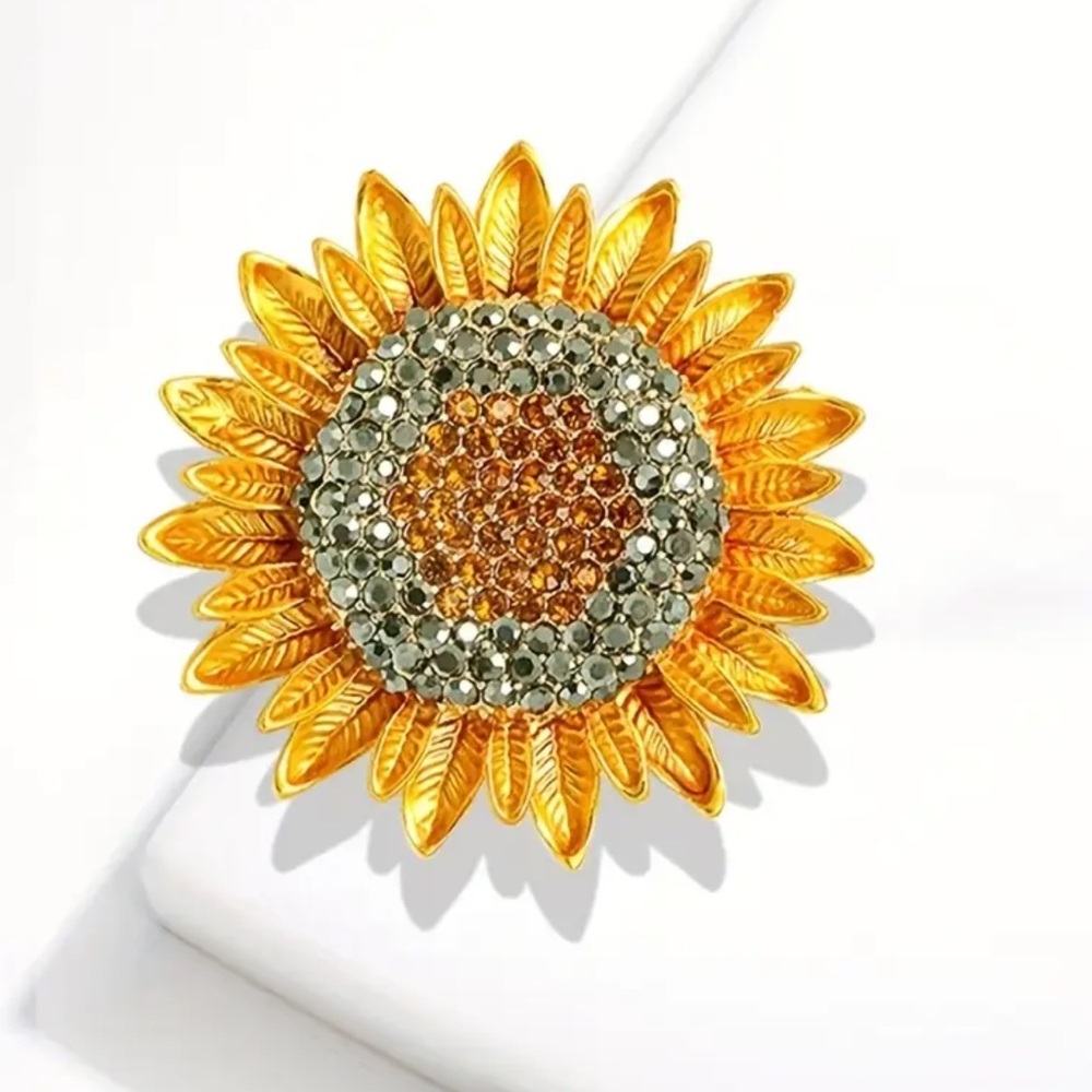 SUNFLOWER BROOCH-NEW
